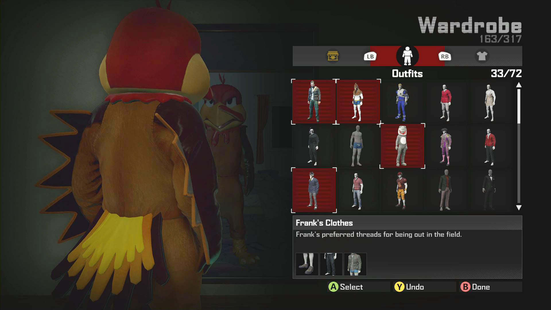 Dead Rising 4 Outfits and Clothing collection