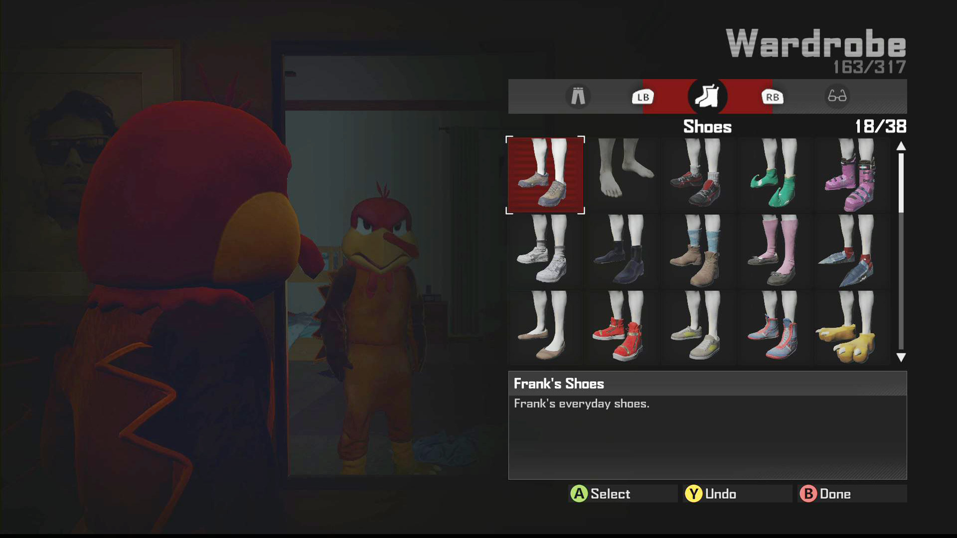 Dead Rising 4 Shoes and Clothing collection
