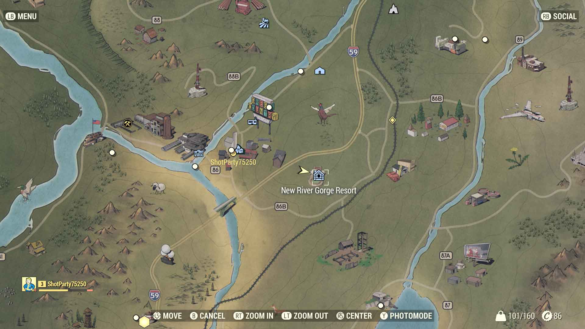 Fallout 76 New River Gorge Resort Guide Screenshot