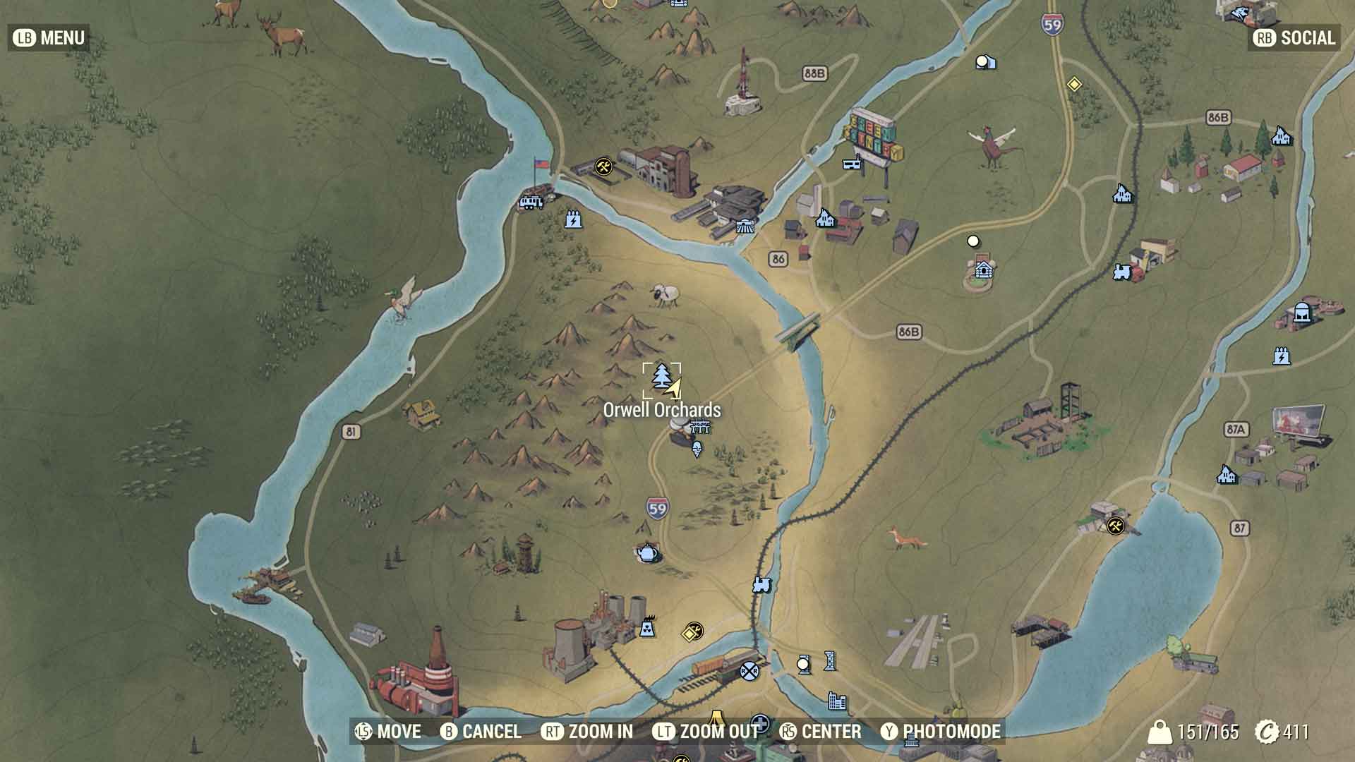 Fallout 76 Orwell Orchards Guide Screenshot