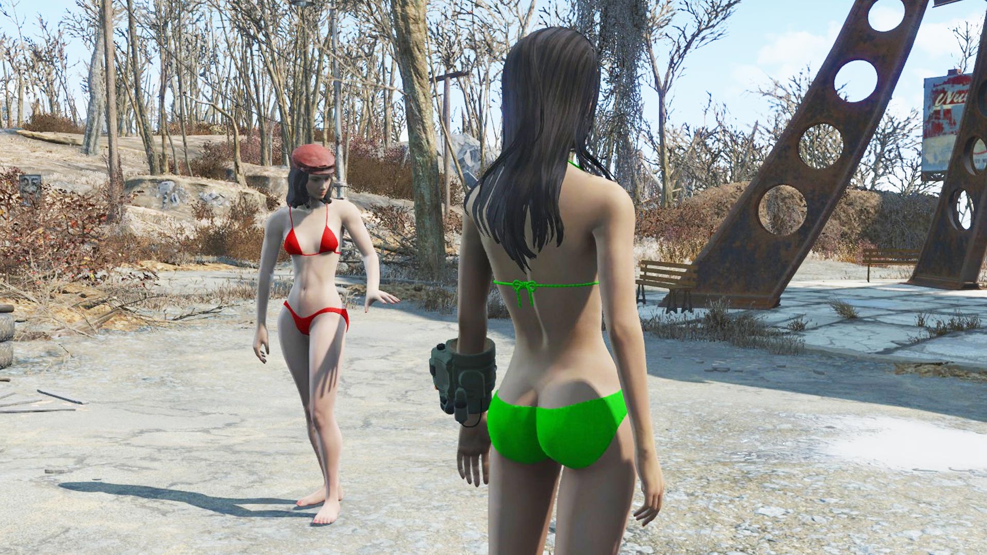 Fallout 4 Wasteland Bathing Suits Mod