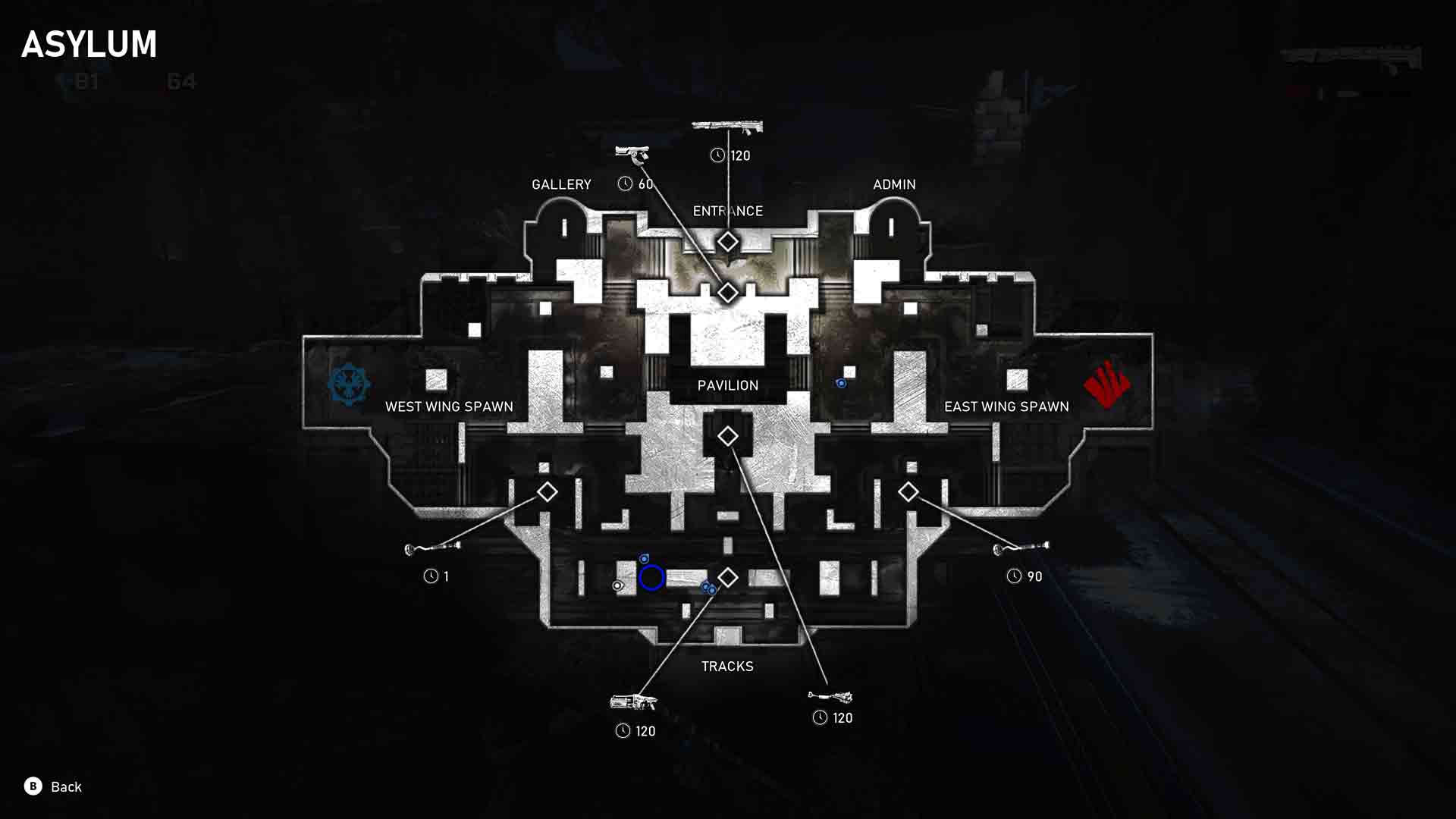 Gears 5: Asylum Map Layout