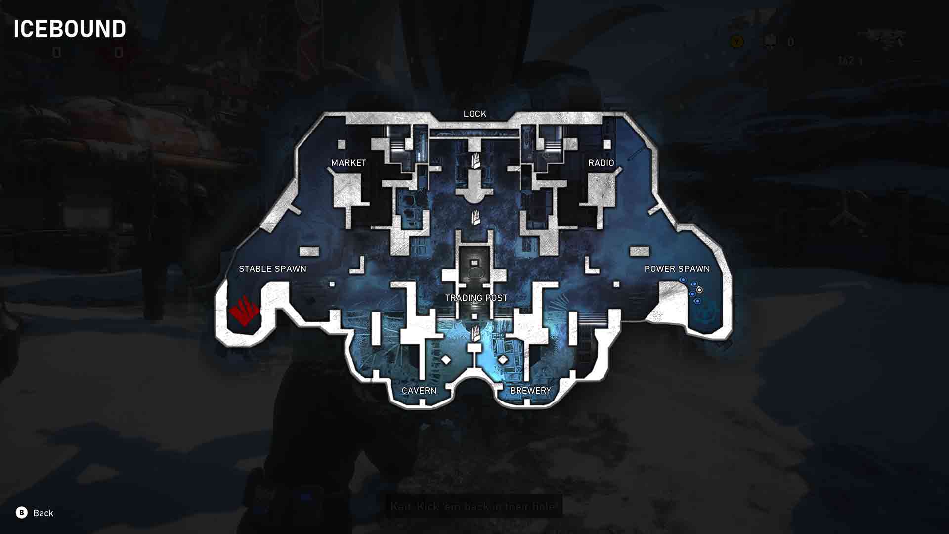 Gears 5: Icebound Map Layout