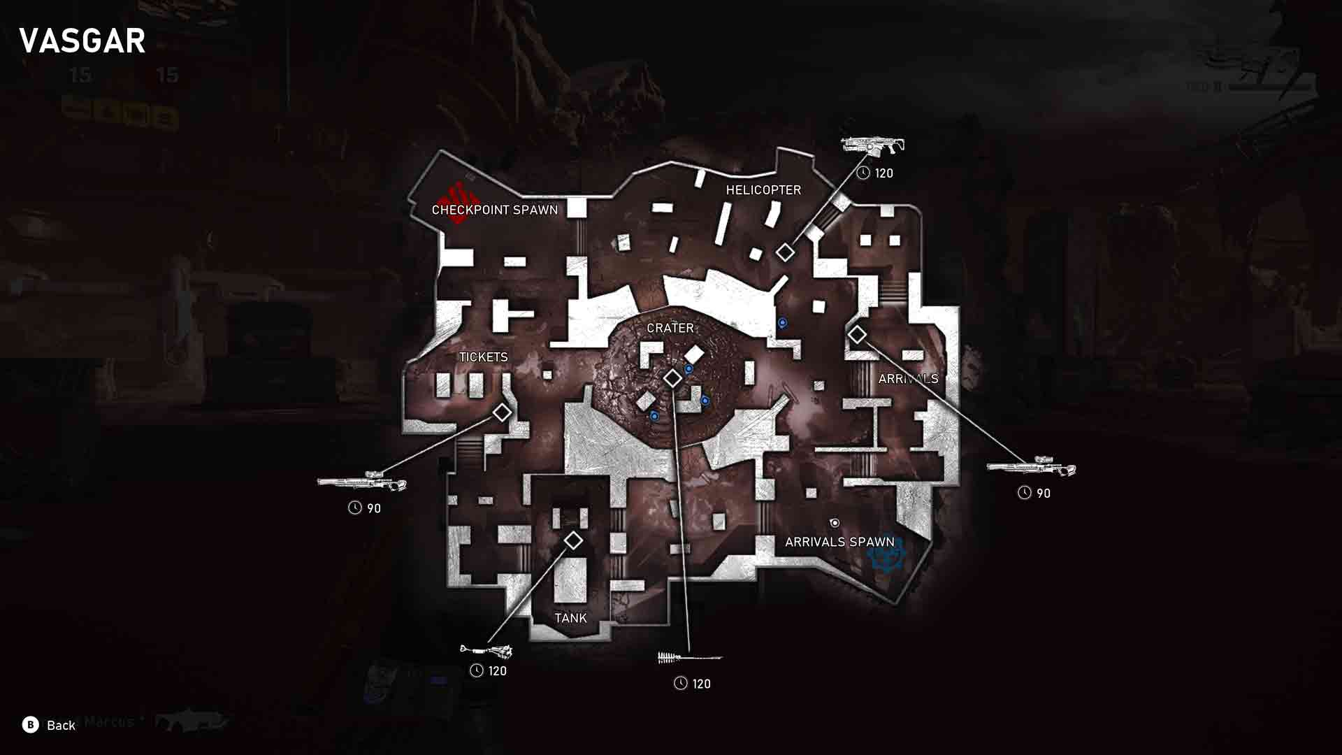 Gears 5: Vasgar Map Layout