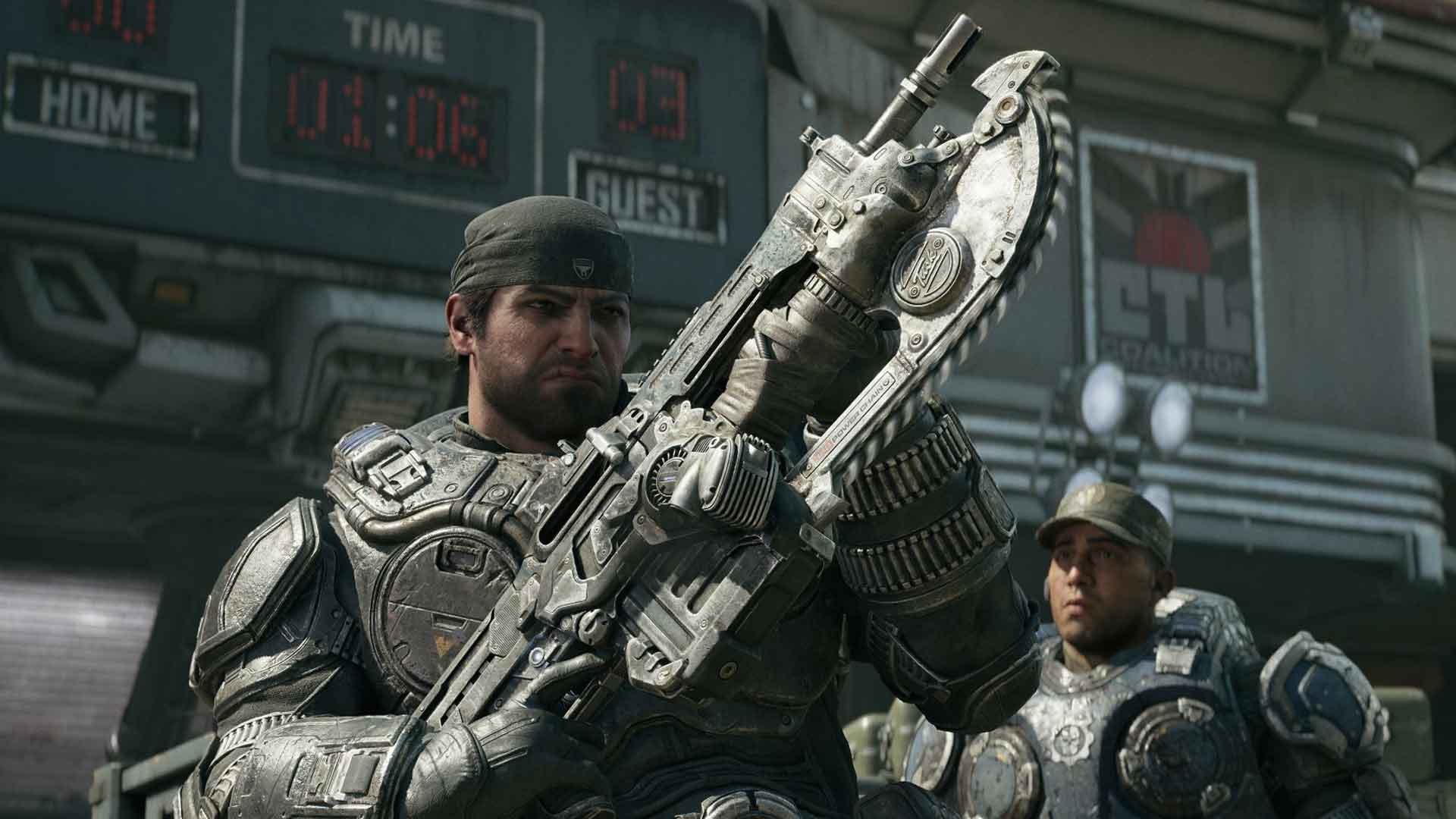 Gears of War E-Day Marcus Fenix