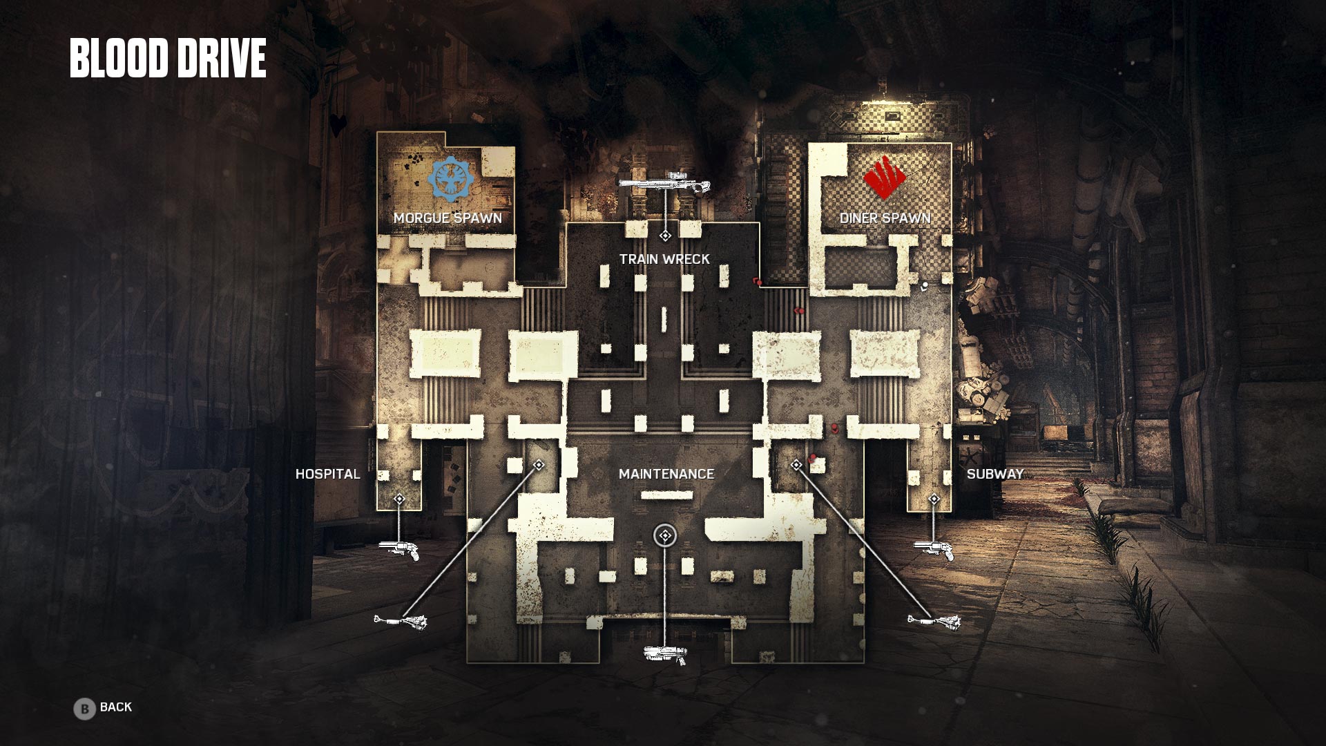 Gears of War 4 Blood Drive Multiplayer Map