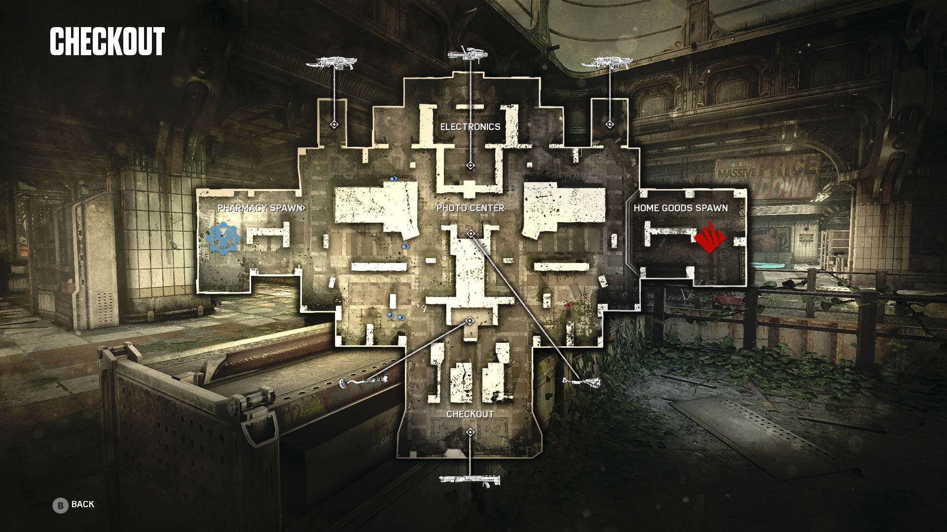 Gears of War 4 Checkout Multiplayer Map