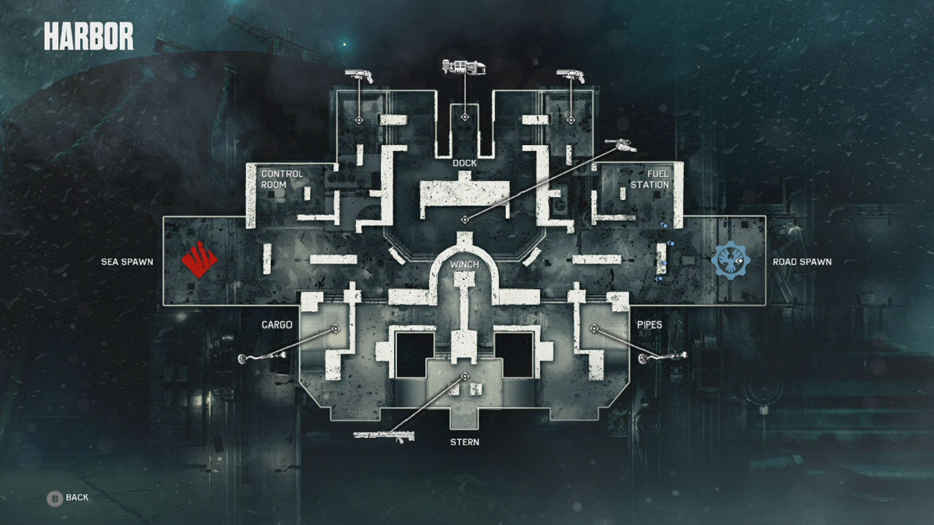 Gears of War 4 Harbor Multiplayer Map
