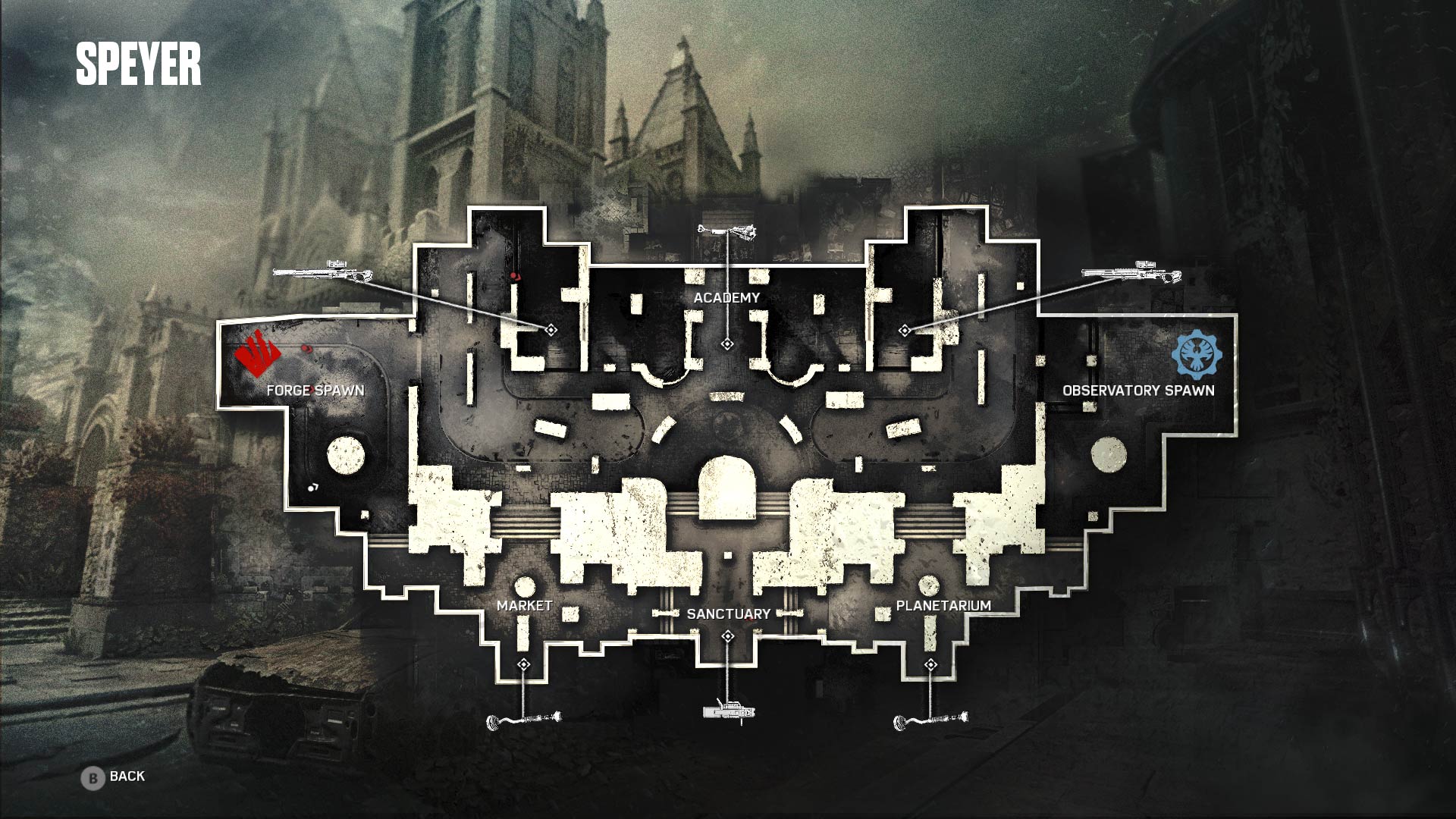Gears of War 4 Speyer Multiplayer Map