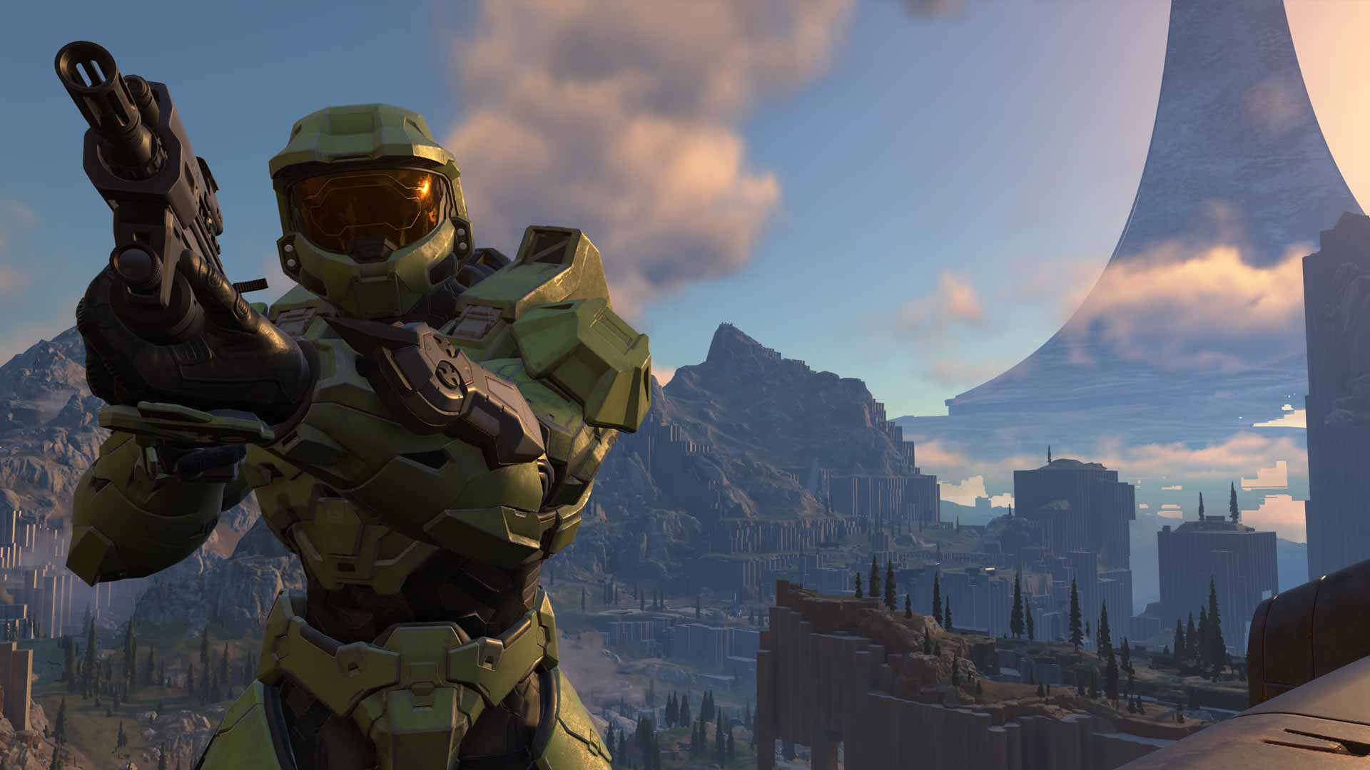 Halo Infinite Master Chief and Ring