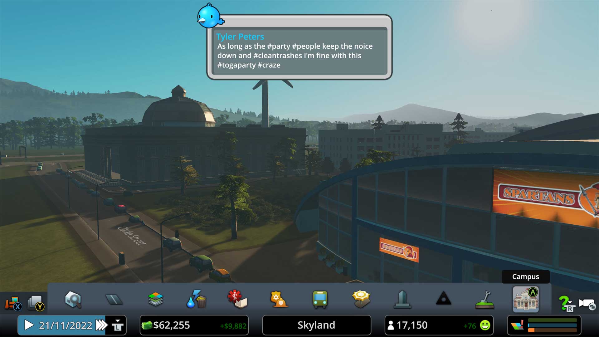 Cities: Skylines - Campus Review Xbox Wallpaper Screenshot