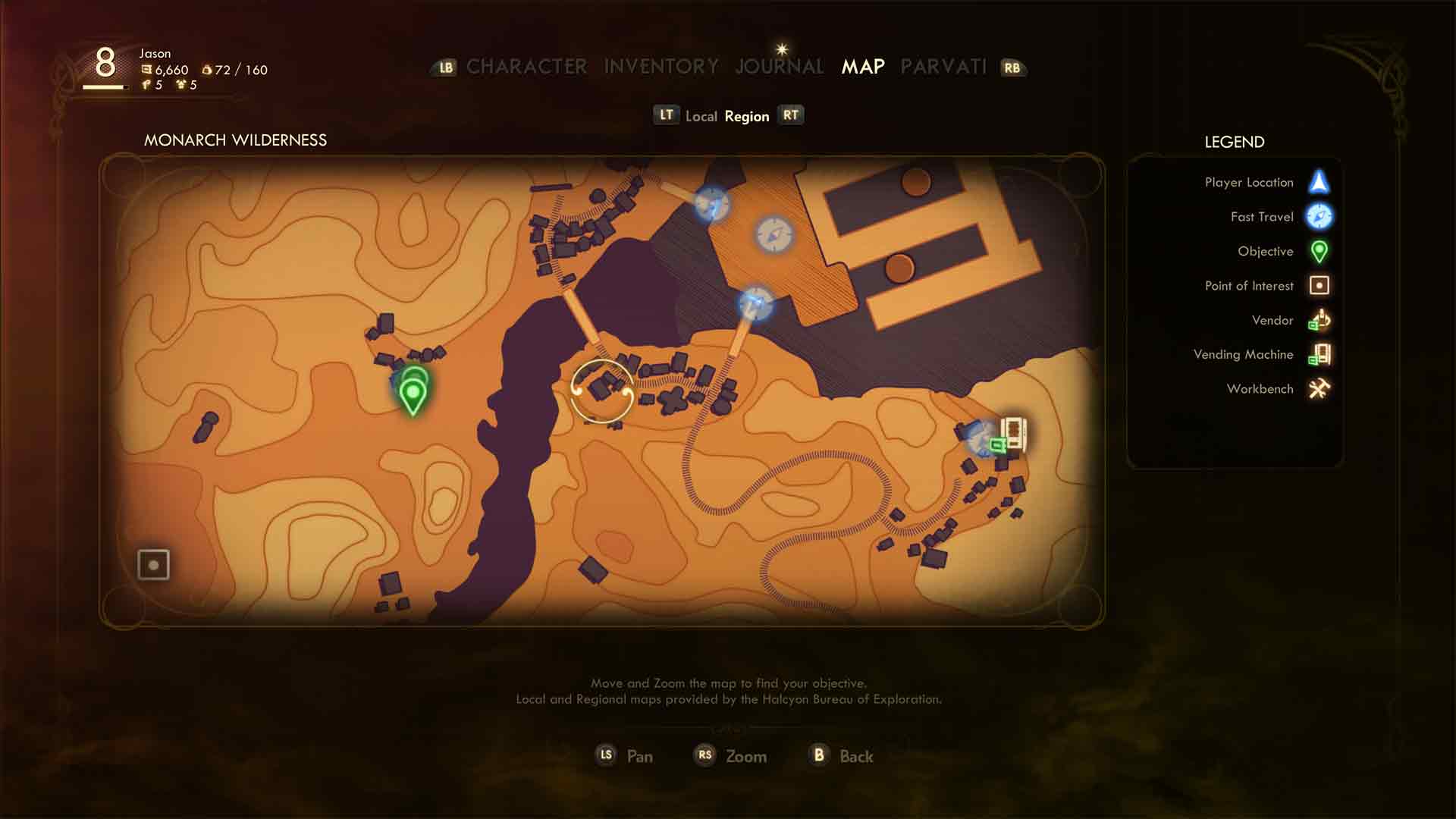 the outer worlds map
