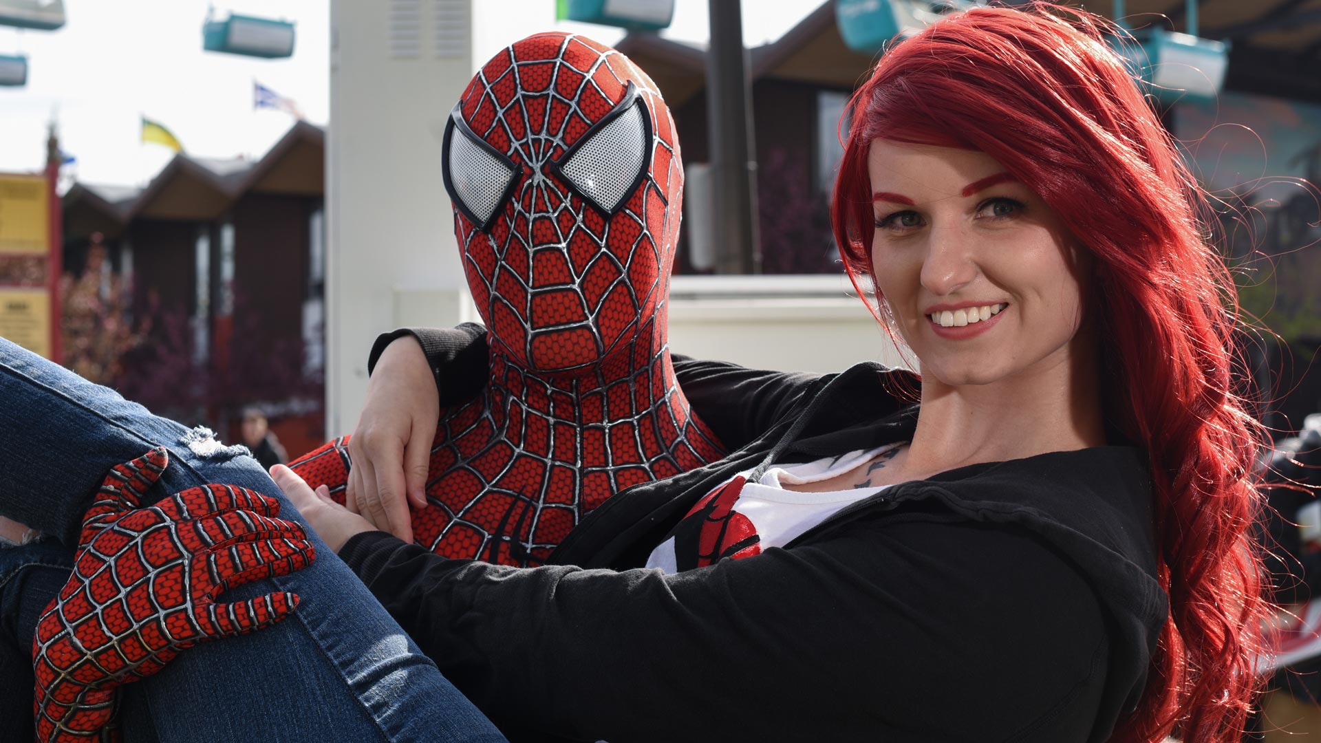 Calgary Expo 2020 Cosplay Spider-Man and Mary Jane
