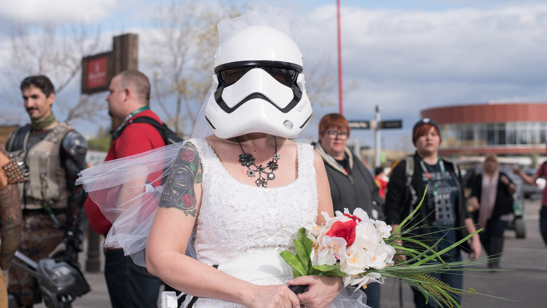 Calgary Expo 2016 Cosplay Day 2 Stormtrooper Bride