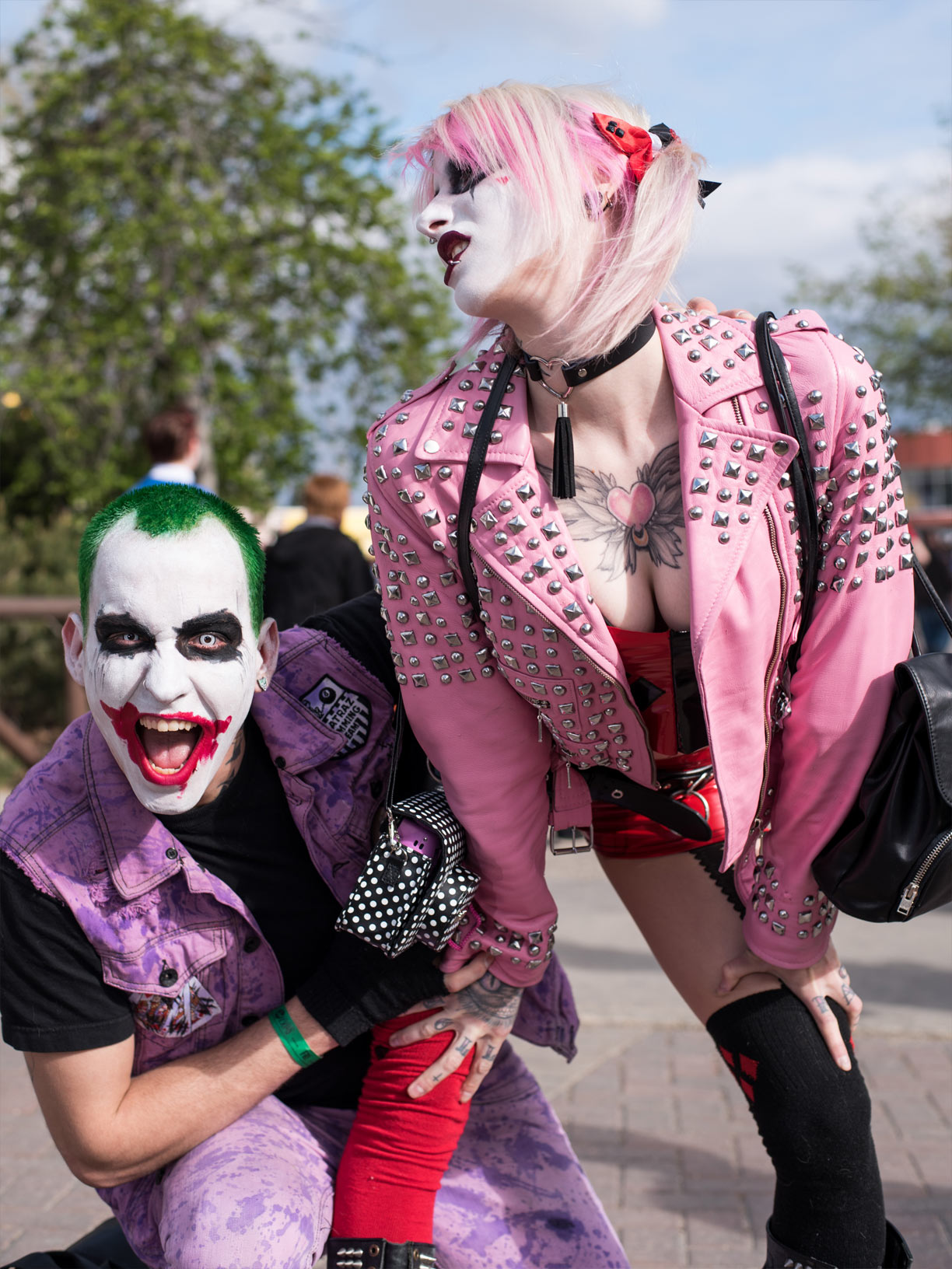 Calgary Expo 2016 Cosplay Day 2 Joker and Harley Quinn