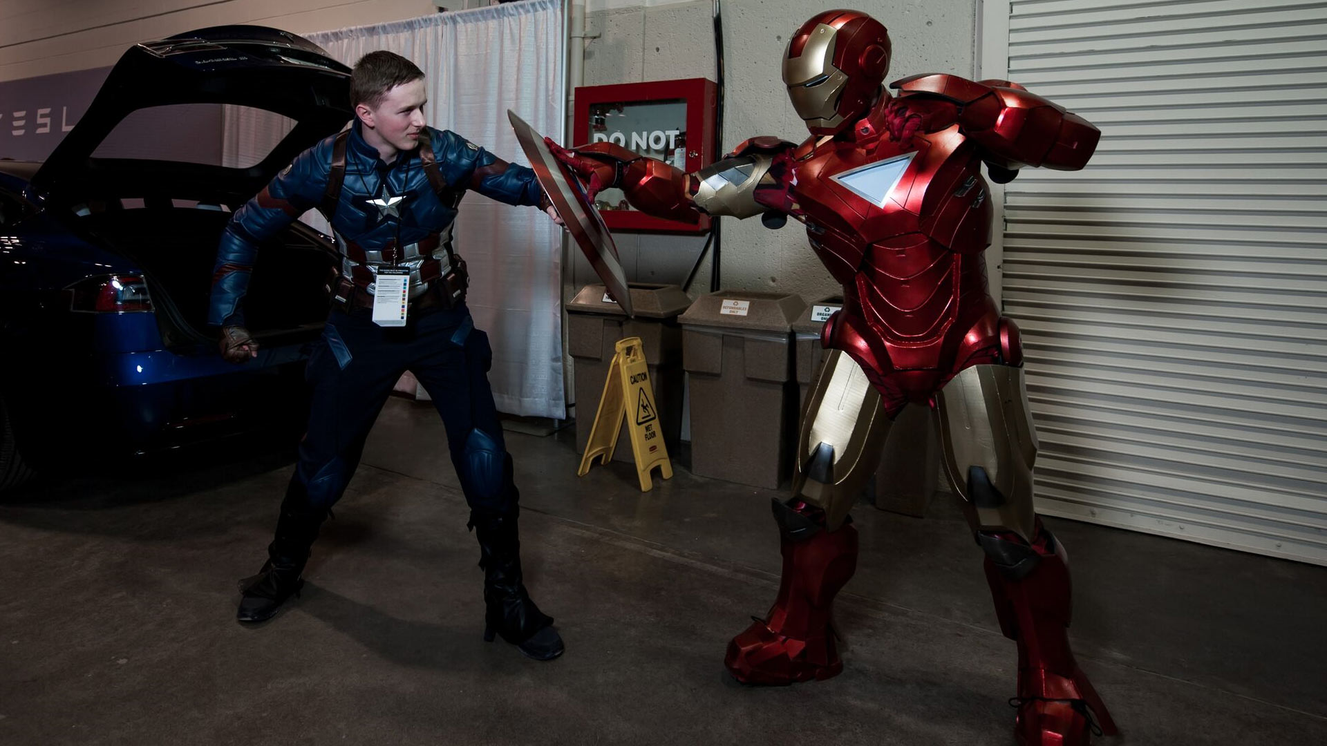 Calgary Expo 2018 Cosplay Day 4 Iron Man v Captain America