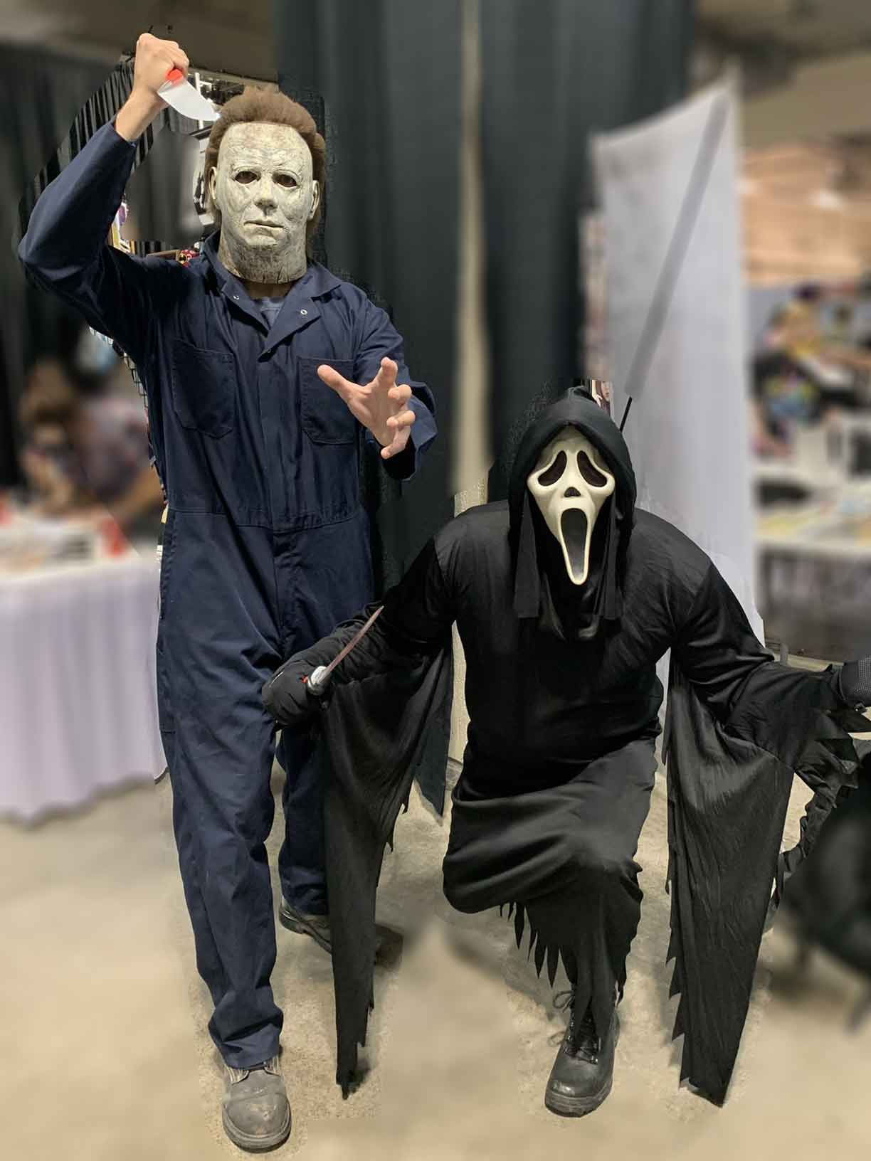 Michael Myers and Ghostface Calgary Expo 2021 Cosplay