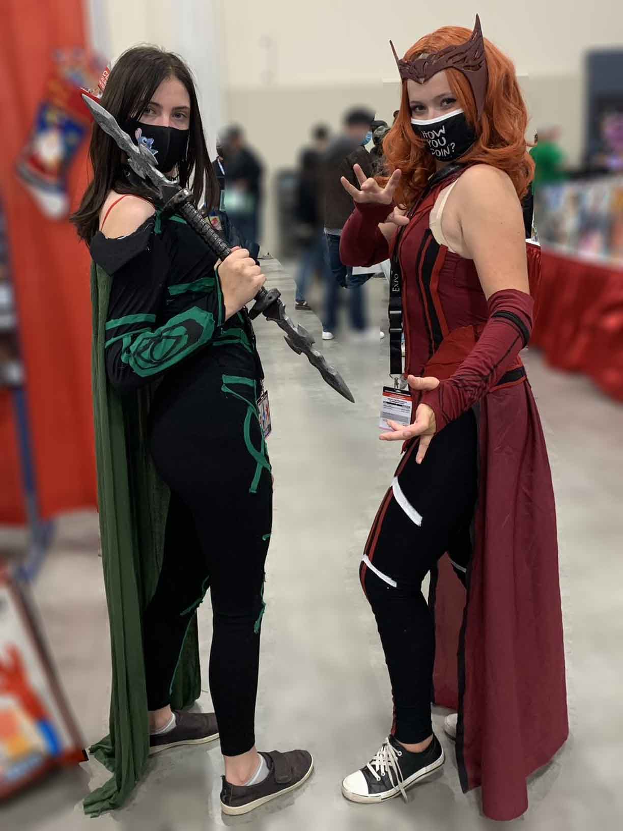 Hela and Scarlet Witch Calgary Expo 2021 Cosplay