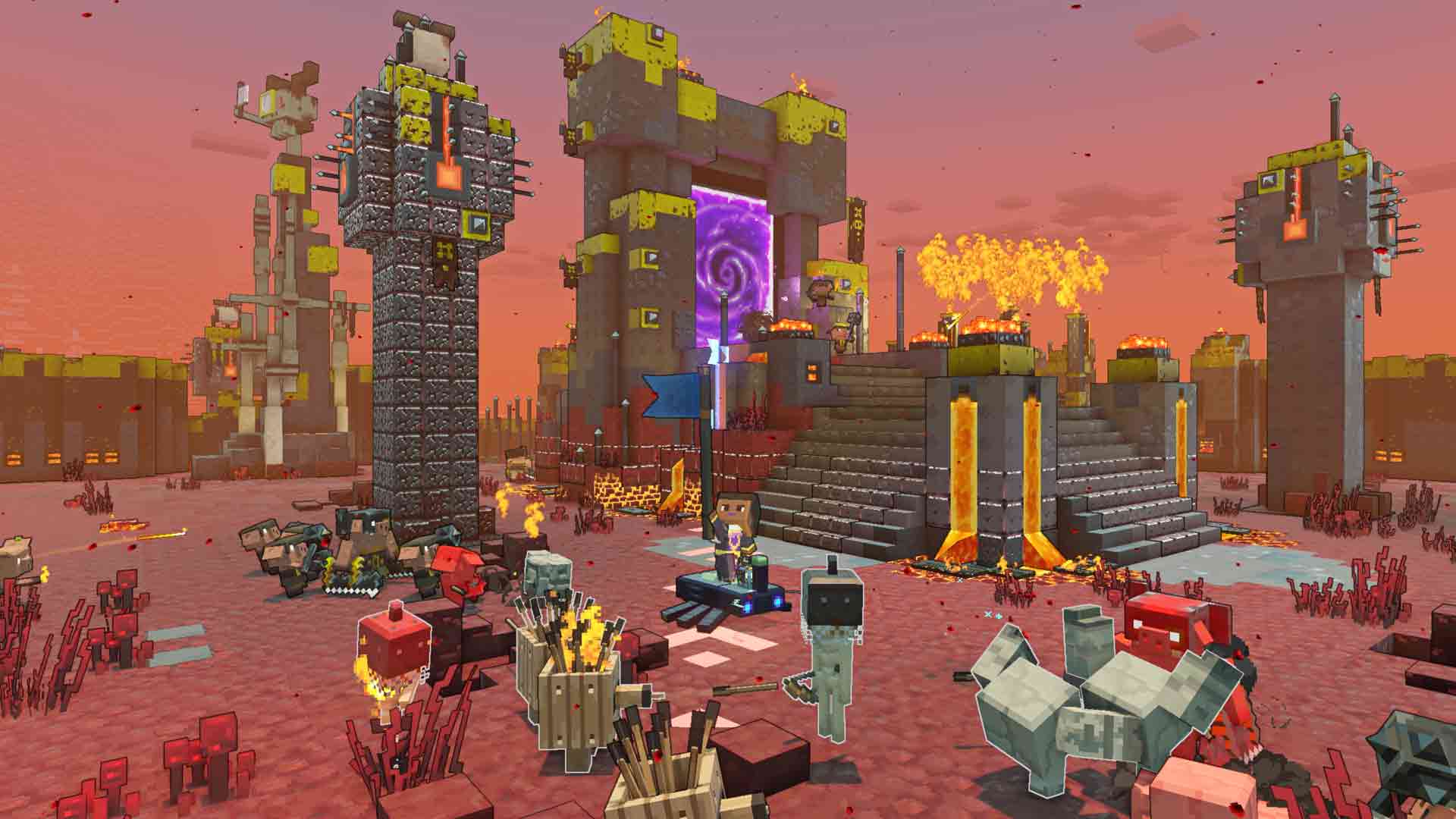 Minecraft Legends Review Xbox Wallpaper Screenshot