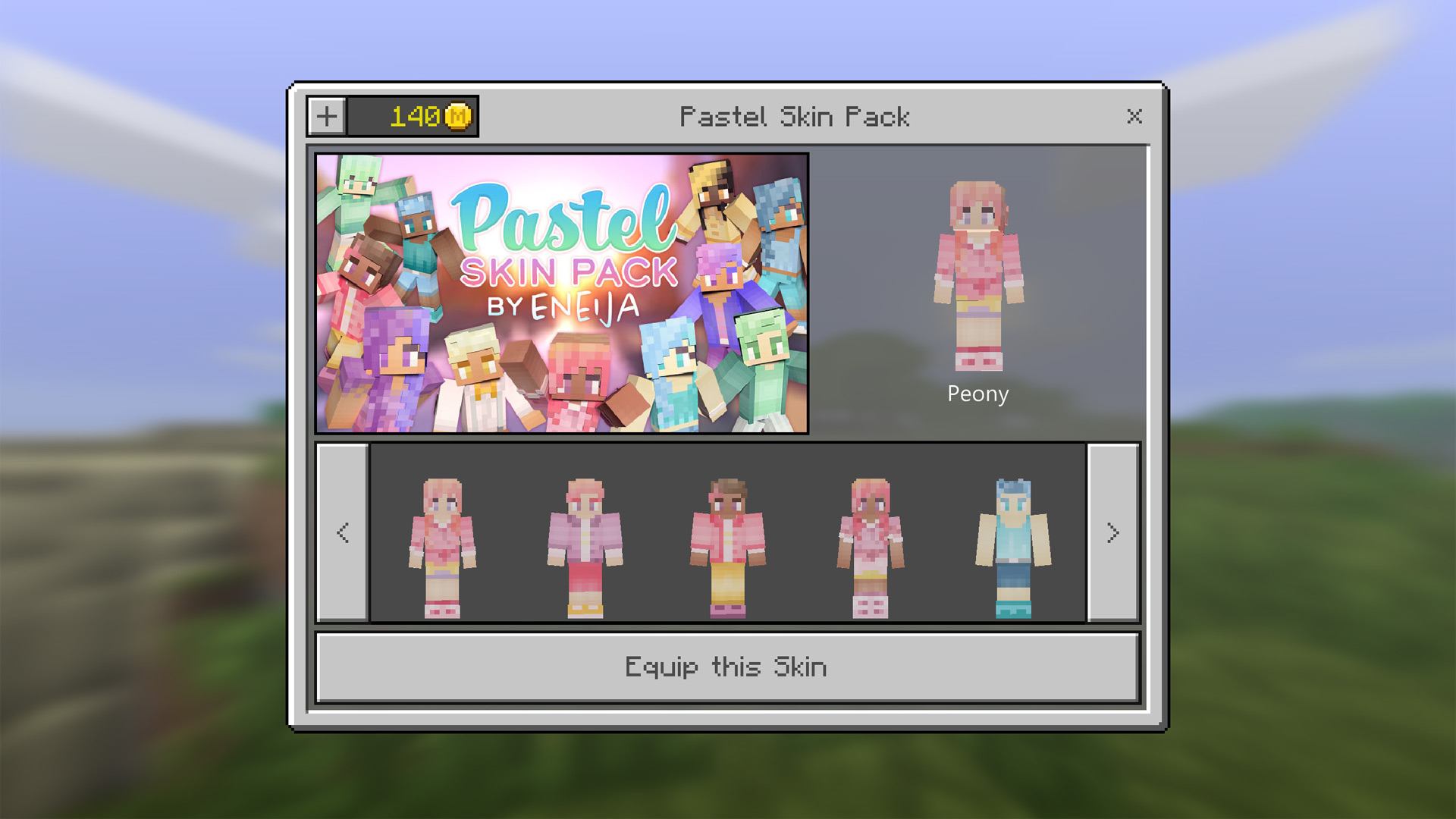 Minecraft Pastel Skin Pack Review
