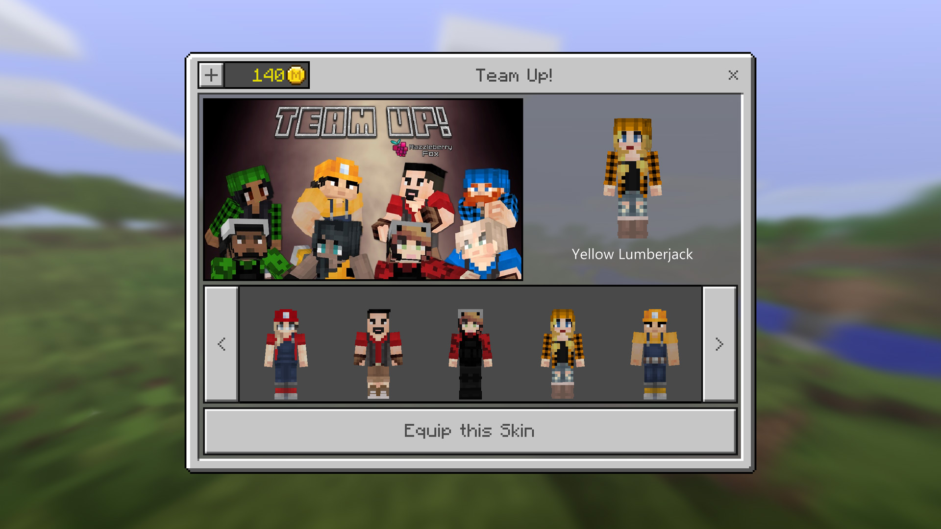 Minecraft Team Up! Skin Pack Review