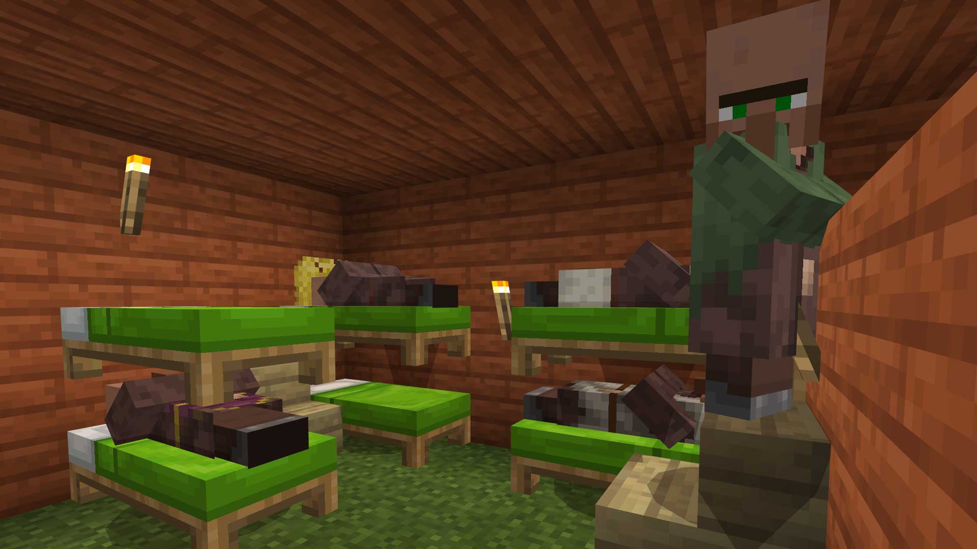 Minecraft Villager Bunk Beds for Compressed Living   Gamerheadquarters