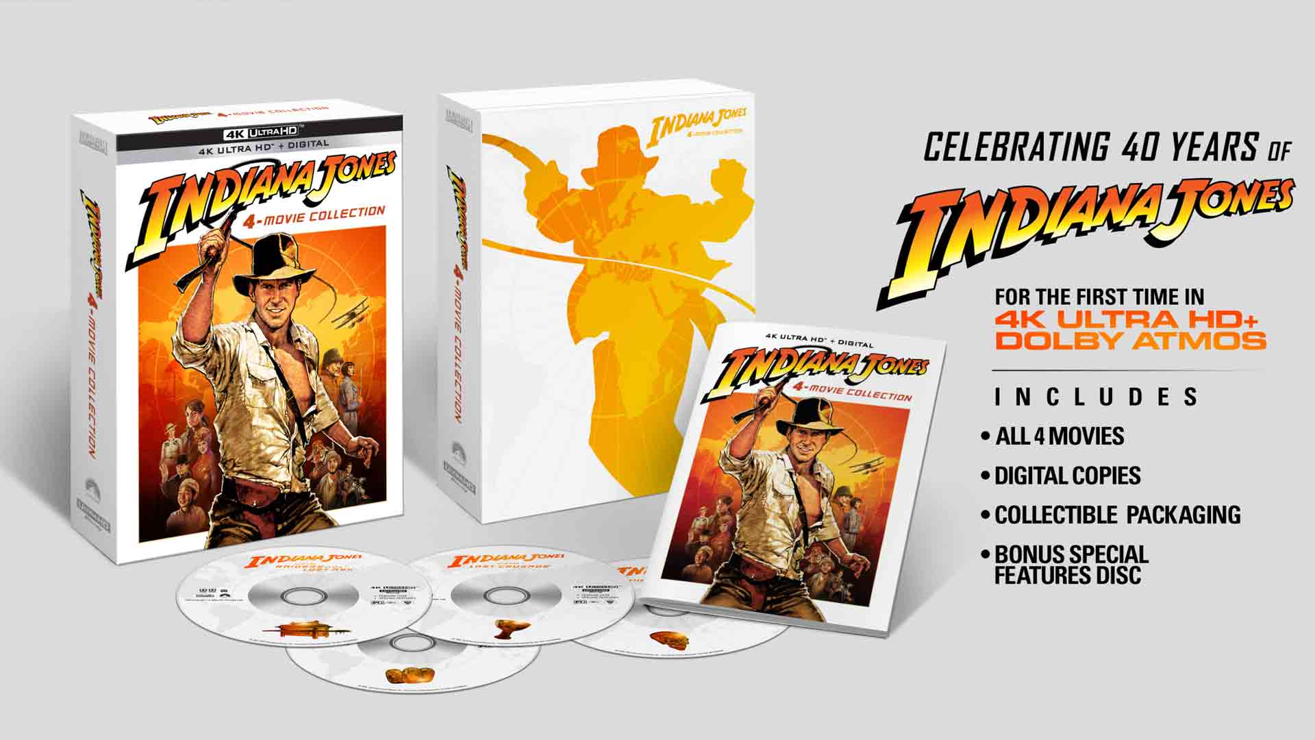 Indiana Jones 4-Movie Collection 4k Blu-Ray Wallpaper