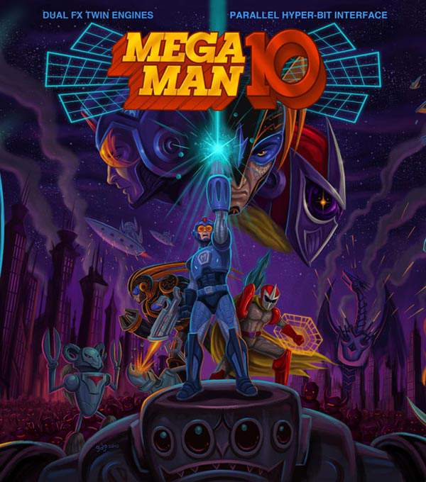 Mega Man 10 Box Art