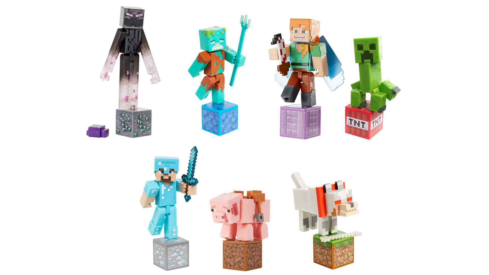 Minecraft Comic Mode Action Figures