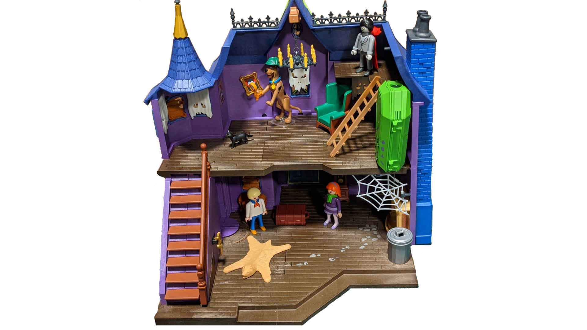 Playmobil Scooby-Doo Adventure in the Mystery Mansion interior